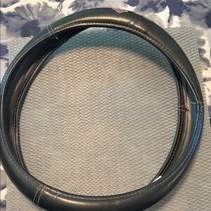 Harley-Davidson Black Steering Wheel Cover